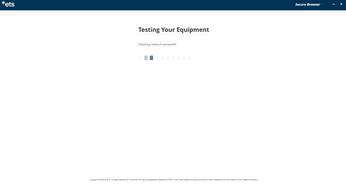 testing your equipment