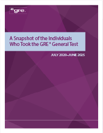 A Snapshot of the Individuals Who Took the GRE® General Test July 2019–June 2024
